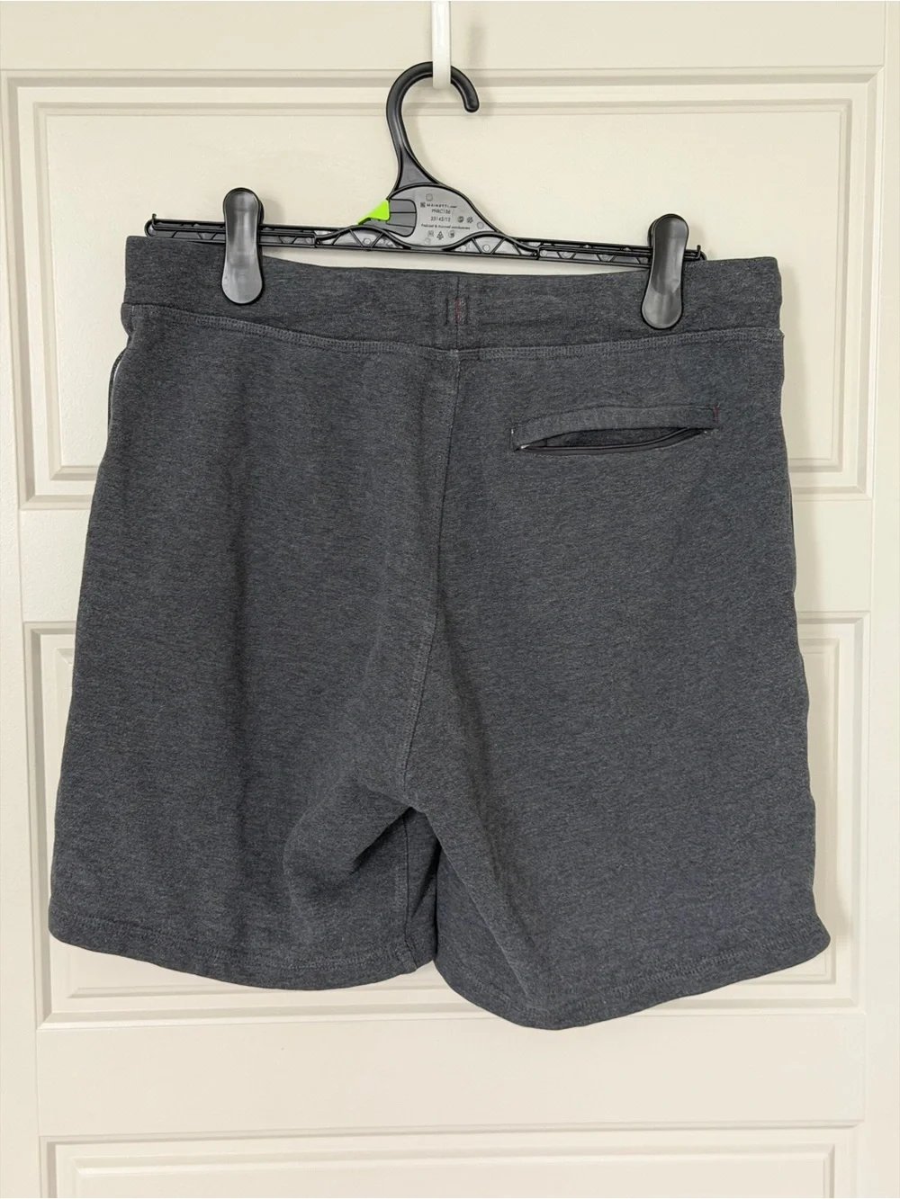 FILA Men's French Terry Sweat Shorts Charcoal Heather Gray Drawstring Size M